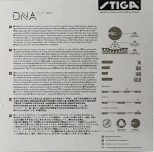STIGA DNA PLATINUM H