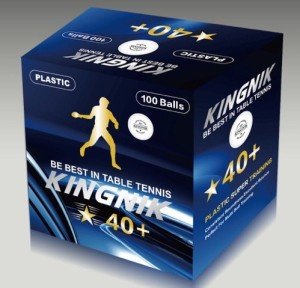 KINGNIK 40+ ABS Plastik Antrenman Topu - 100 Adet/Kutu